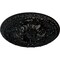 Ekena Millwork Amelia Ceiling Medallion (Fits Canopies up to 2 3/8"), Hand-Painted Black Pearl, 19 5/8"OD x 3/4"P CM20AMBPS - alternate 2